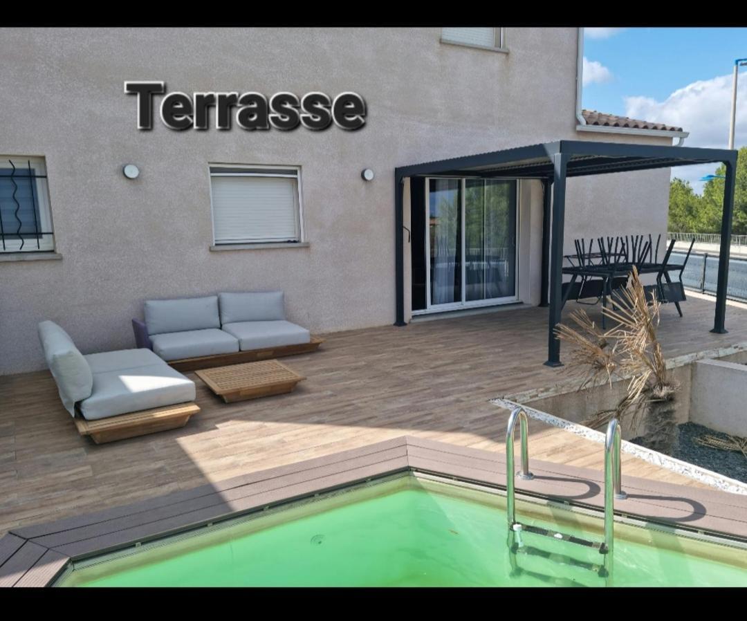 Maison 8 Couchages Clim, Plage A Pied, Petite Piscine Port-la-Nouvelle Extérieur photo