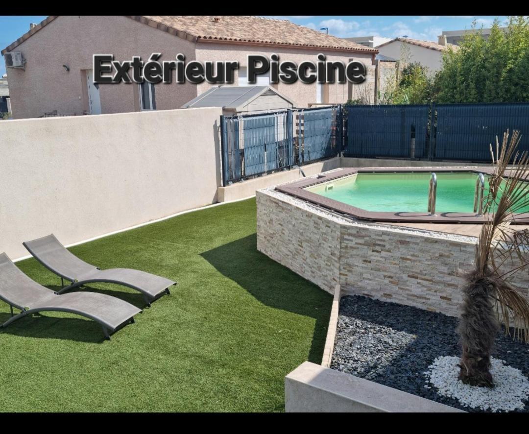 Maison 8 Couchages Clim, Plage A Pied, Petite Piscine Port-la-Nouvelle Extérieur photo