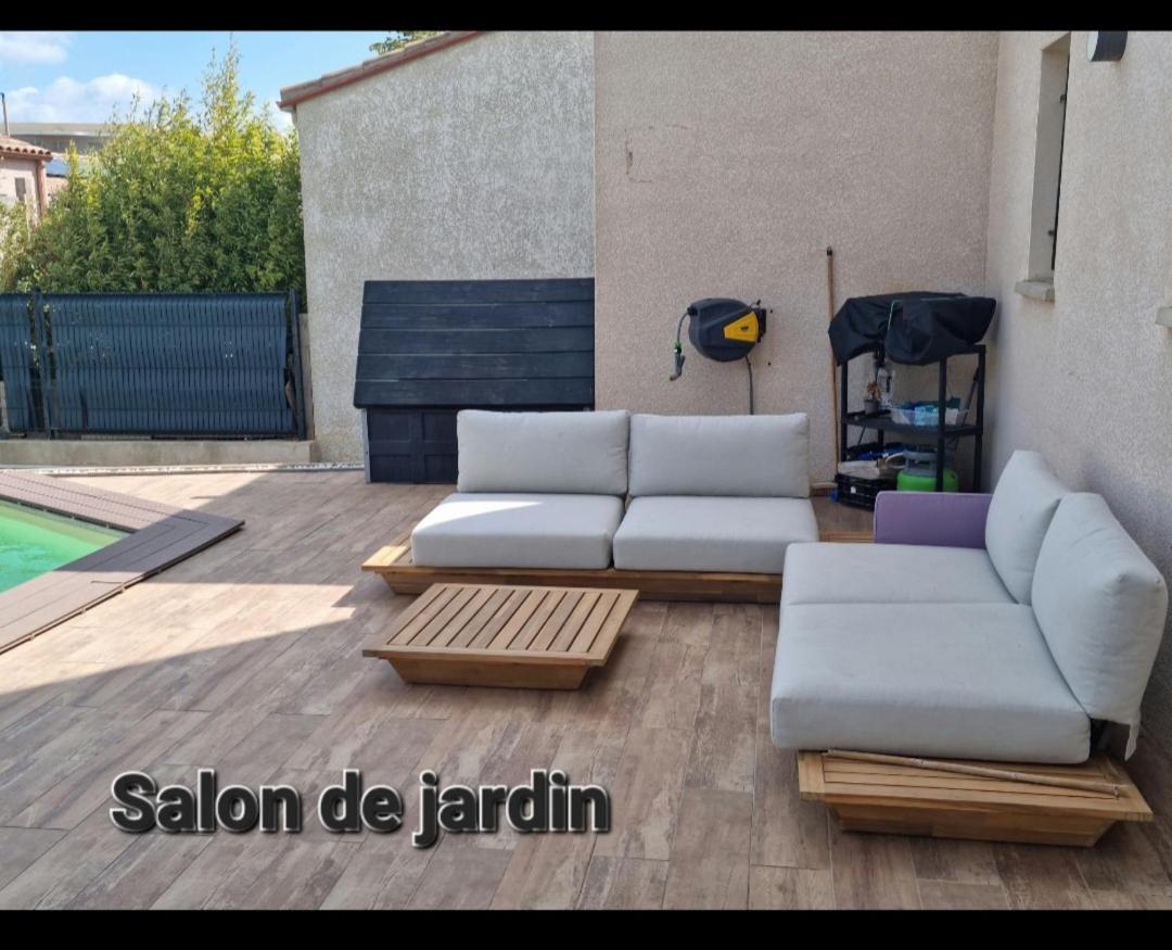 Maison 8 Couchages Clim, Plage A Pied, Petite Piscine Port-la-Nouvelle Extérieur photo