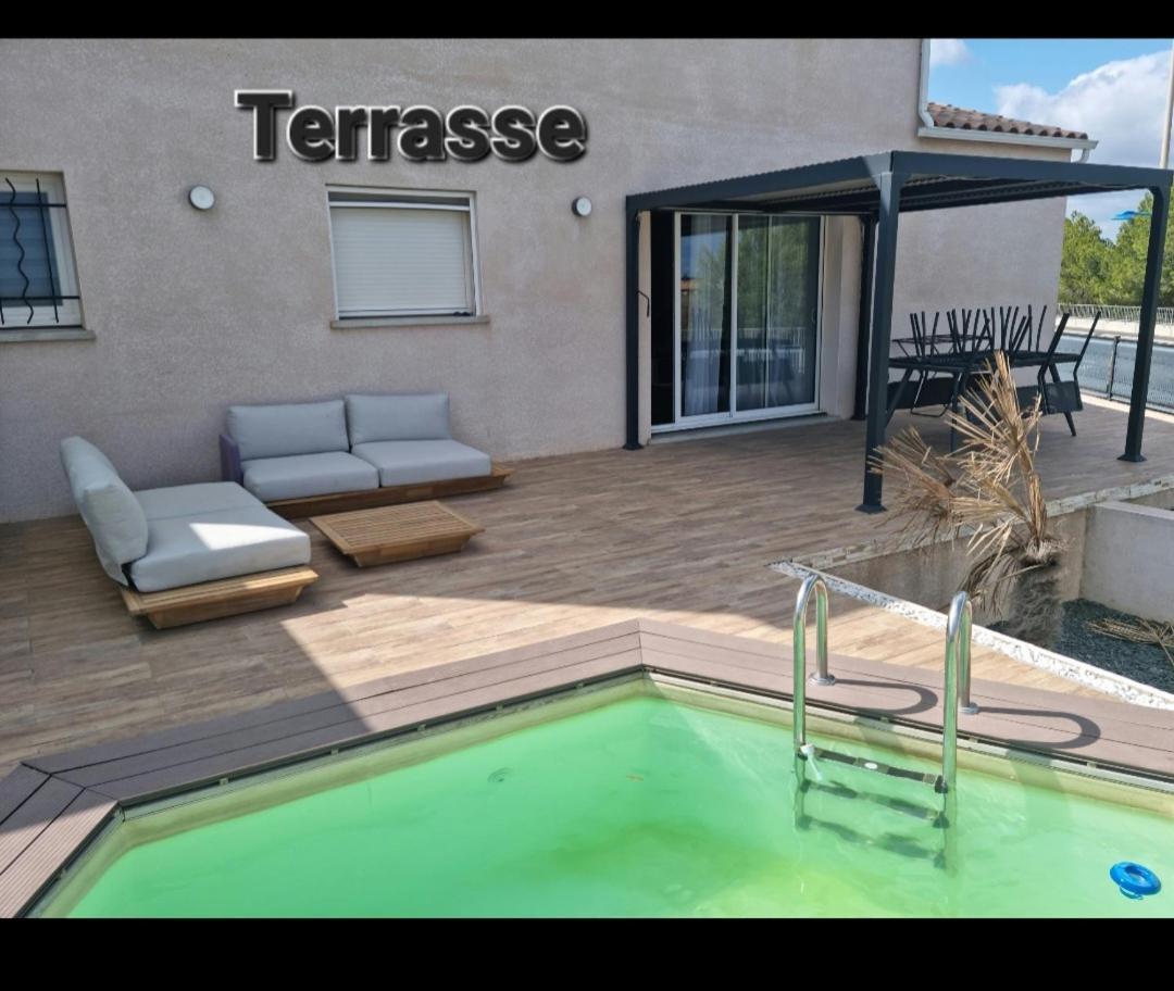 Maison 8 Couchages Clim, Plage A Pied, Petite Piscine Port-la-Nouvelle Extérieur photo